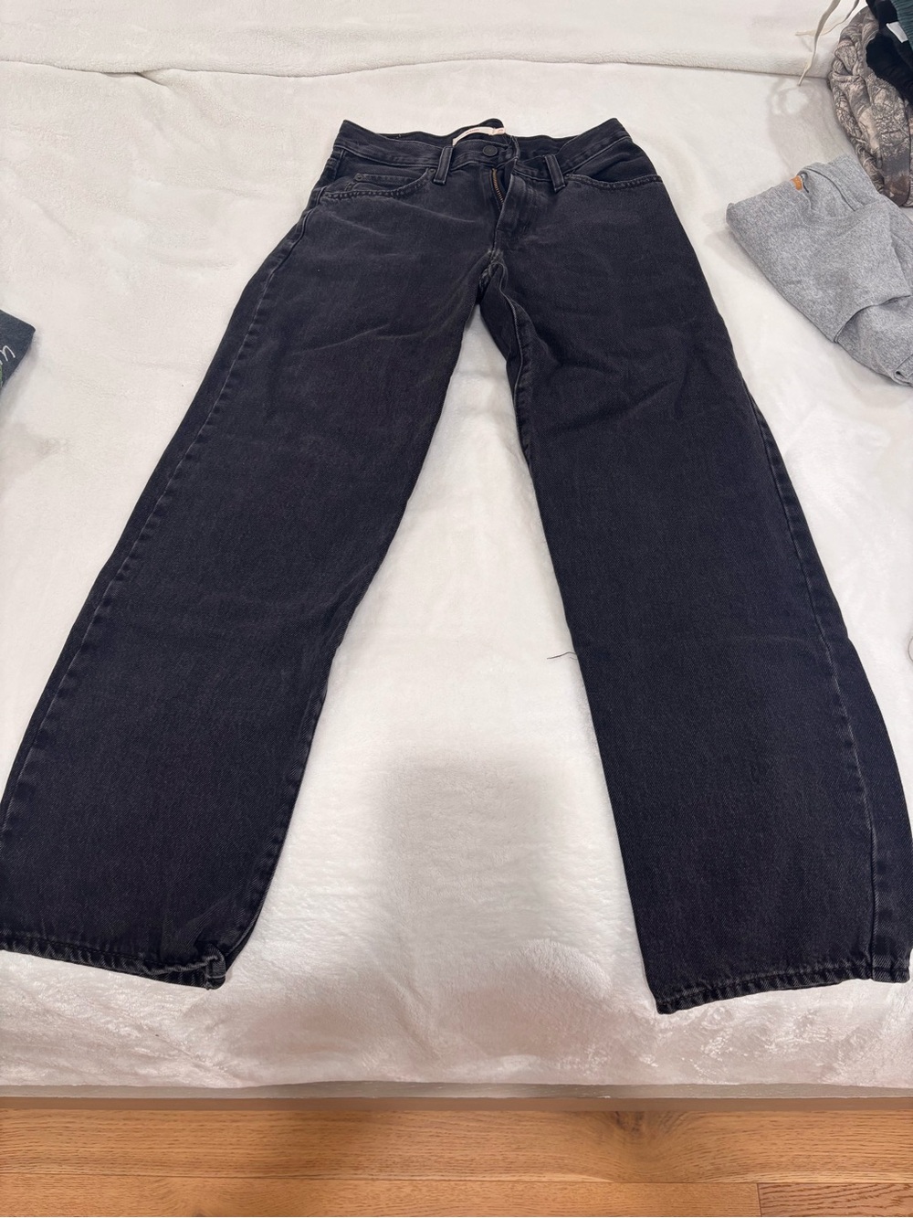 Signature by Levi Strauss Women's Black Relaxed Jeans